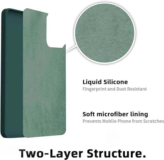 Dark Green Candy Silicone Case for Samsung Galaxy F15 - Image 2