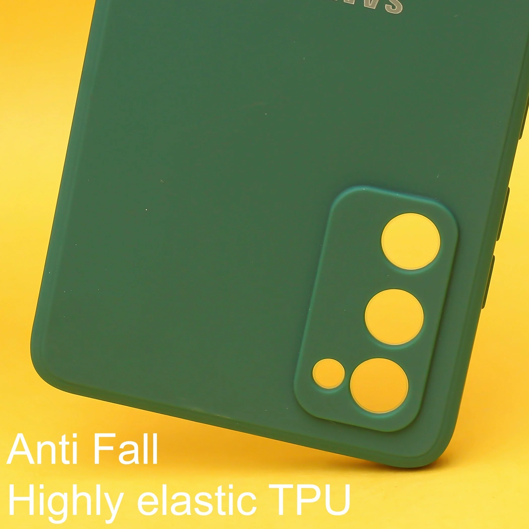 Dark Green Candy Silicone Case for Samsung S22 - Image 2