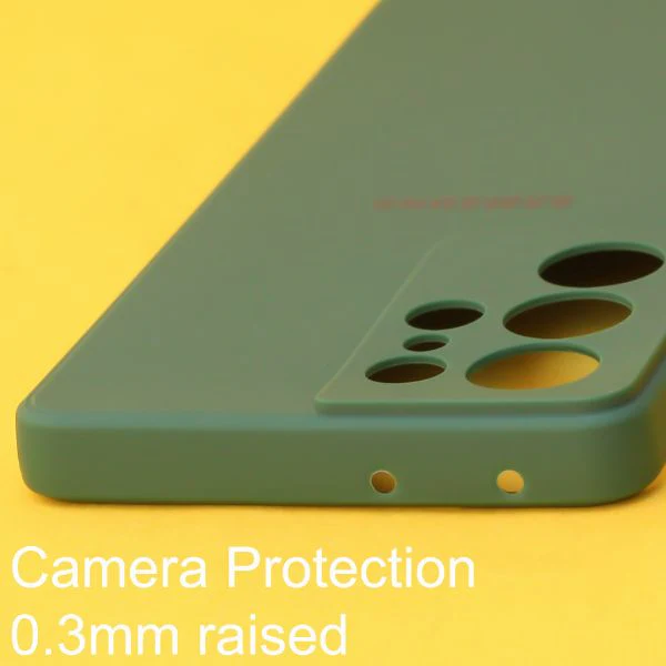 Dark Green Candy Silicone Case for Samsung S22 Ultra - Image 4