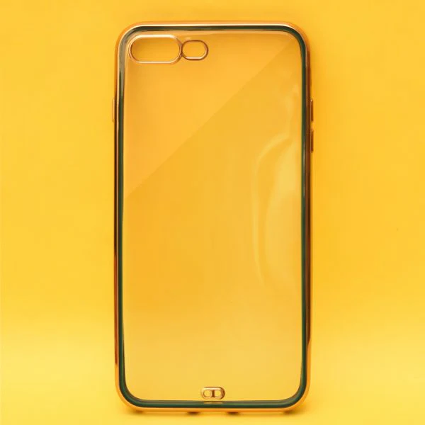 Dark Green Electroplated Transparent Case for Apple iphone 7 Plus - Image 2