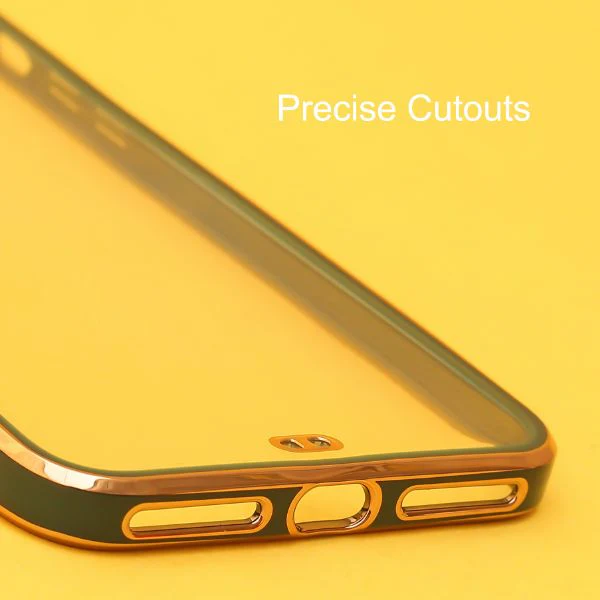 Dark Green Electroplated Transparent Case for Apple iphone 7 Plus - Image 6
