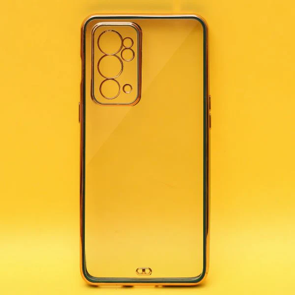 Dark Green Electroplated Transparent Case for Oneplus 9RT
