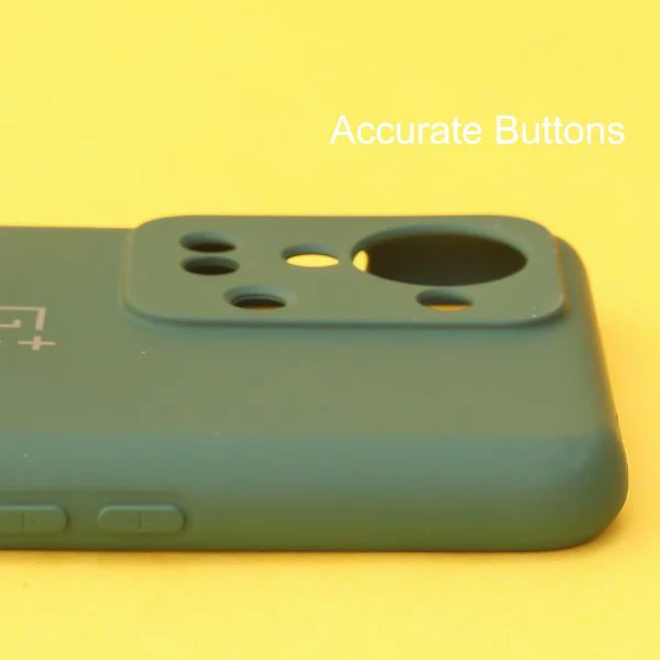 Dark Green Original Camera Silicone case for Oneplus Nord 2T - Image 3