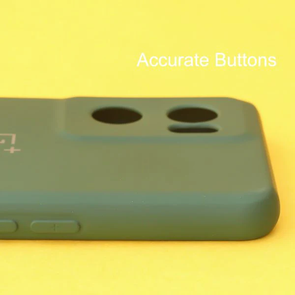 Dark Green Original Camera Silicone case for Oneplus Nord CE 2 - Image 3