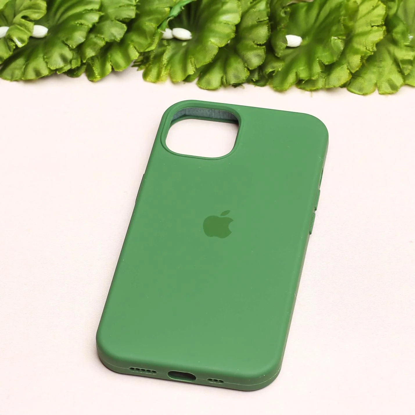 Dark Green Original Silicone case for Apple iphone 13 - Image 2