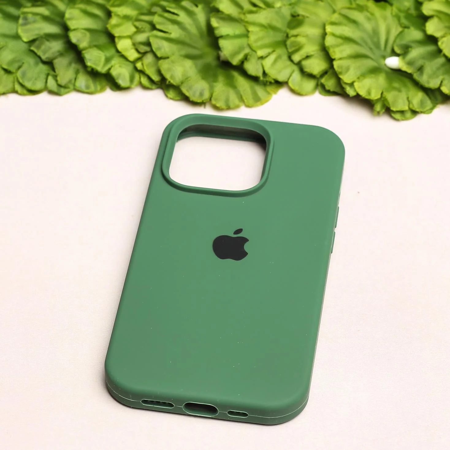 Dark Green Original Silicone case for Apple iphone 13 Pro - Image 2