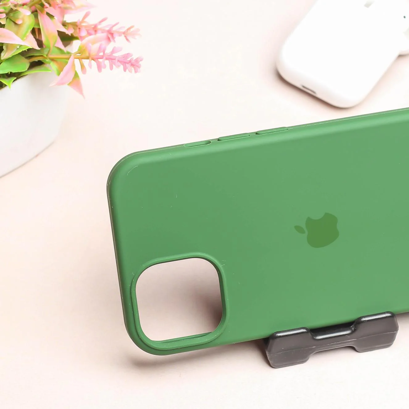 Dark Green Original Silicone case for Apple iphone 14 - Image 3