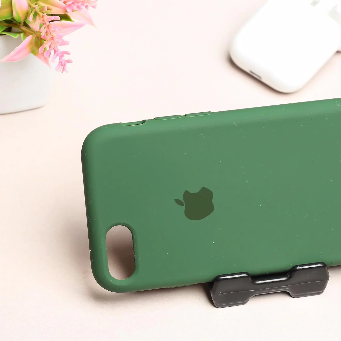 Dark Green Original Silicone case for Apple iphone 7 - Image 3