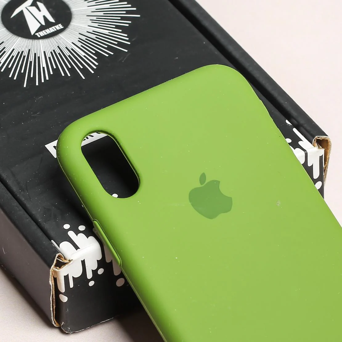 Dark Green Original Silicone case for Apple iphone X/Xs - Image 4