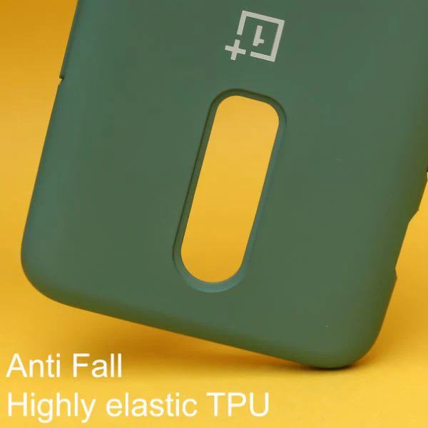 Green Original Silicone case for Oneplus 6 - Image 2