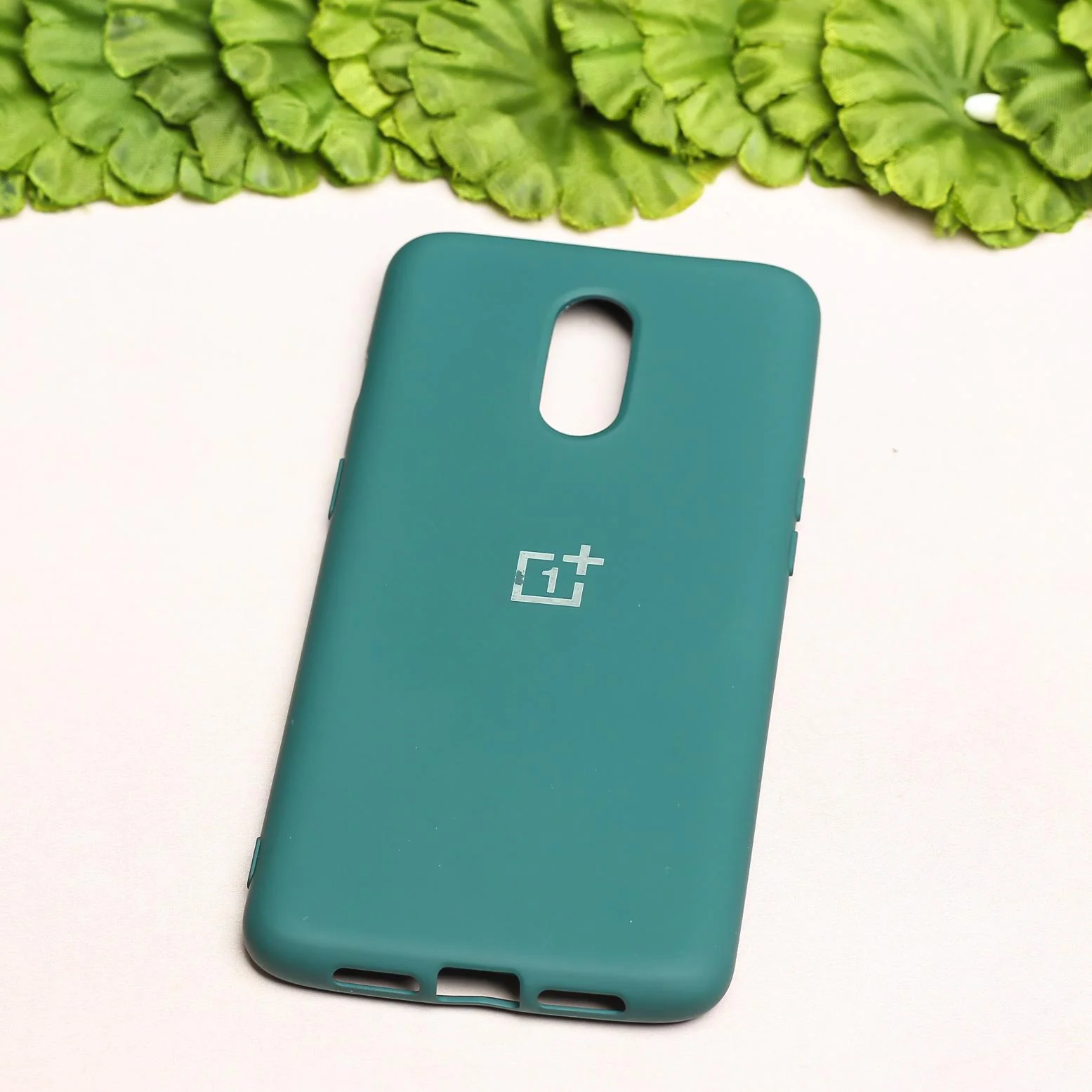 Dark Green Original Silicone case for Oneplus 6T - Image 2