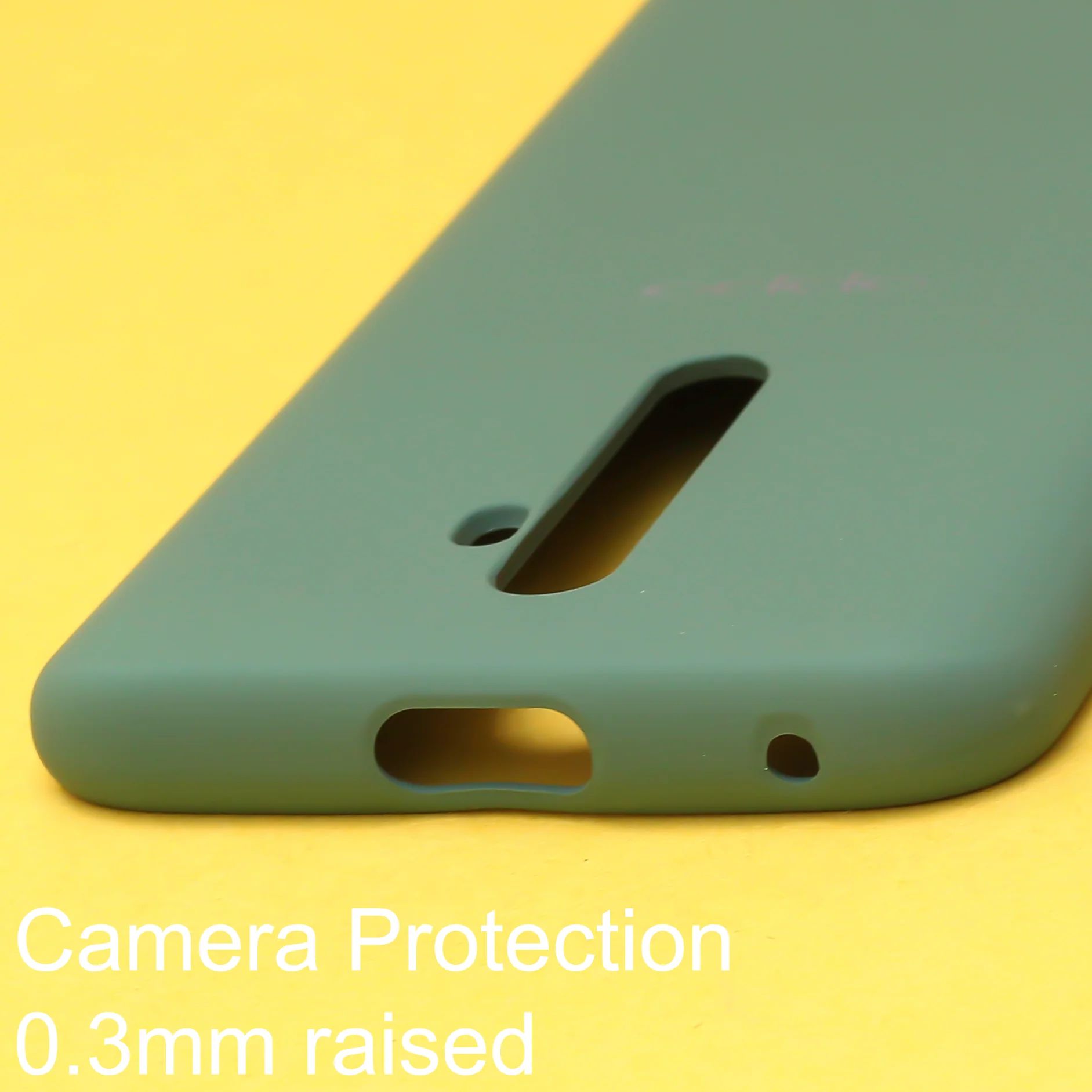 Dark Green Original Silicone case for Oppo Reno 2F - Image 4
