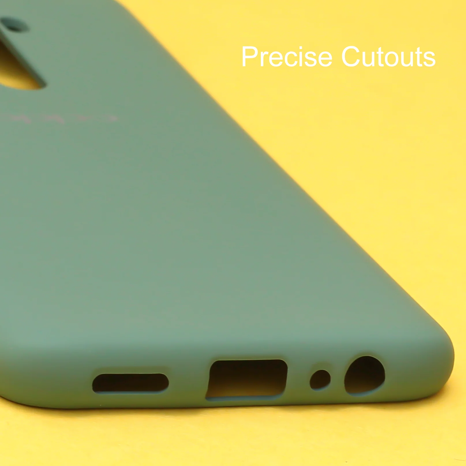 Dark Green Original Silicone case for Oppo Reno 2F - Image 5