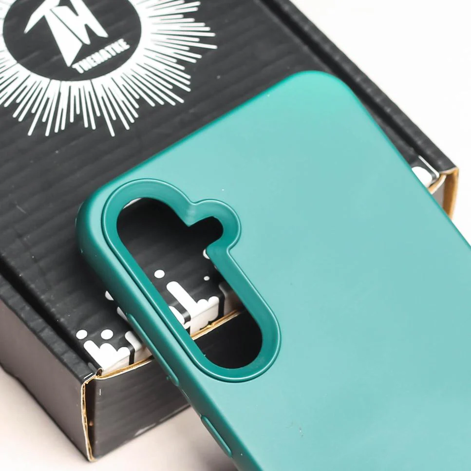 Dark Green Original Silicone case for Samsung S23 FE - Image 4