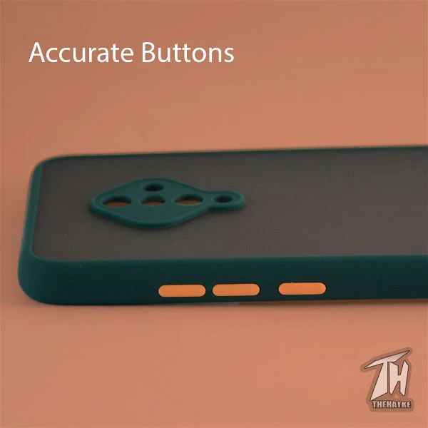 Dark Green Smoke Camera Safe Silicone case for Vivo S1 pro - Image 4