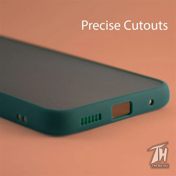 Dark Green Smoke Camera Safe Silicone case for Vivo S1 pro - Image 6