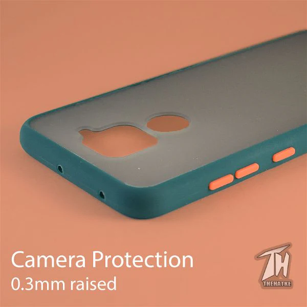 Dark Green Smoke Silicone Safe case for Redmi Note 9 - Image 4