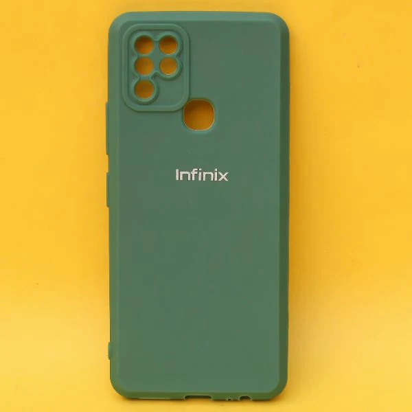 Dark Green Spazy Silicone Case for Infinix Hot 10