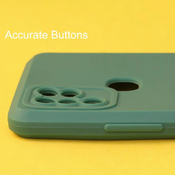 Dark Green Spazy Silicone Case for Infinix Hot 10 - Image 3