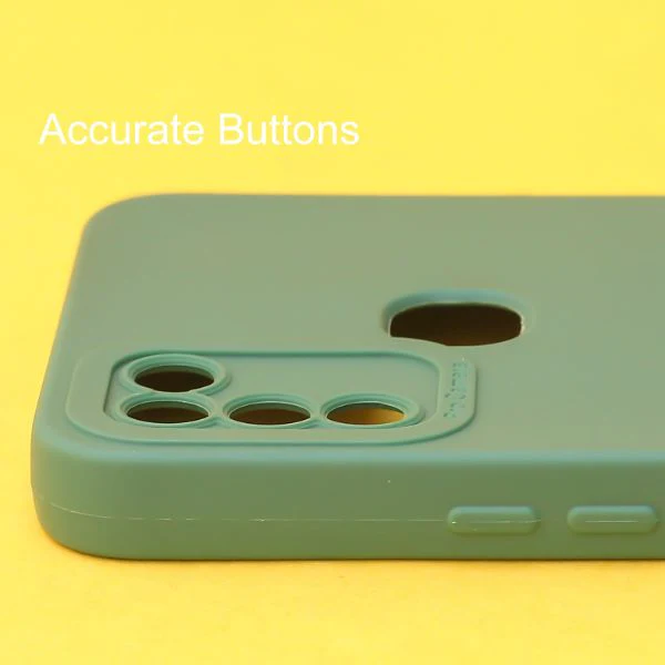 Dark Green Spazy Silicone Case for Infinix Hot 10 Play - Image 3