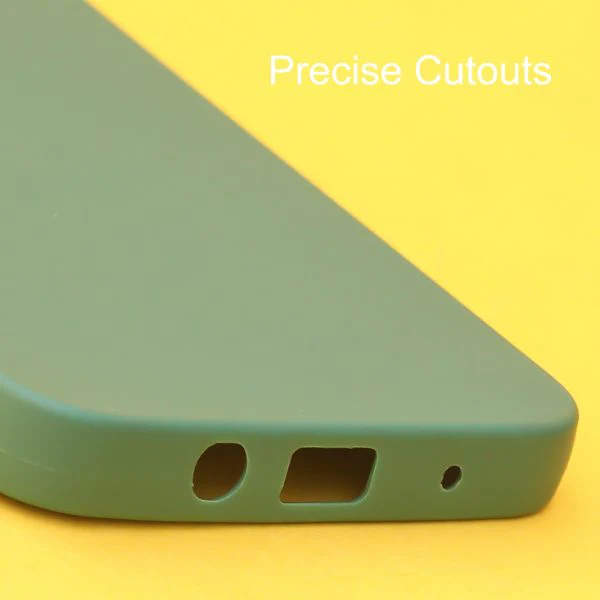 Dark Green Spazy Silicone Case for Infinix Hot 10 Play - Image 5