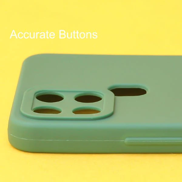 Dark Green Spazy Silicone Case for Infinix Smart 6 - Image 3