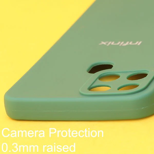 Dark Green Spazy Silicone Case for Infinix Smart 6 - Image 4