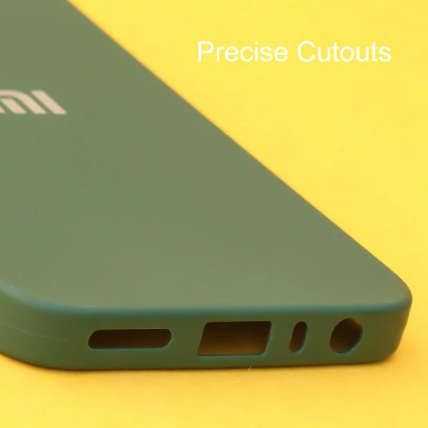 Dark Green Spazy Silicone Case for Redmi note 8 - Image 5