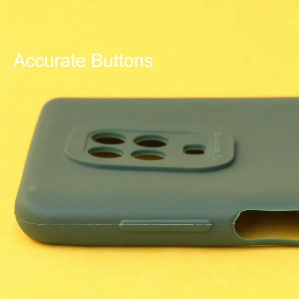 Dark Green Spazy Silicone Case for Redmi Note 9 Pro - Image 3