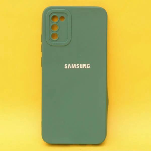 Dark Green Spazy Silicone Case for Samsung A02s