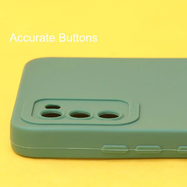 Dark Green Spazy Silicone Case for Samsung A02s - Image 3