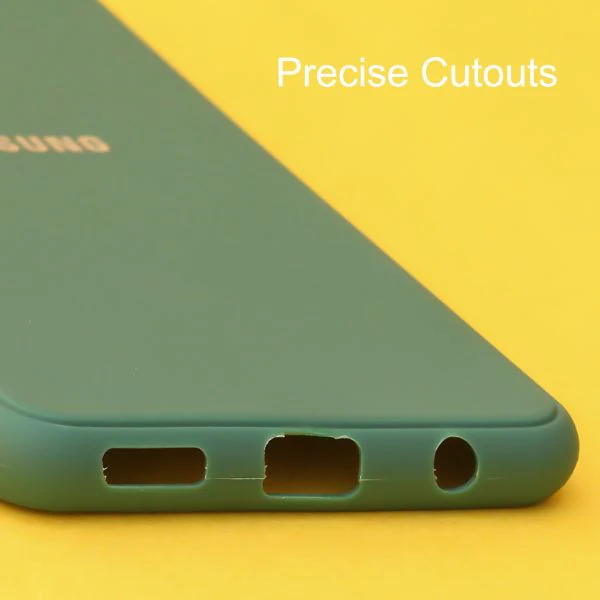 Dark Green Spazy Silicone Case for Samsung A13 5G - Image 5