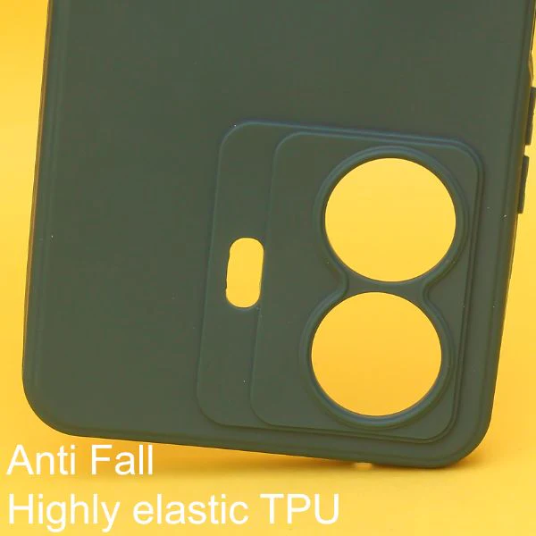 Dark Green Spazy Silicone Case for Vivo T1 Pro - Image 2