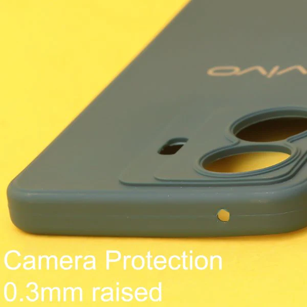 Dark Green Spazy Silicone Case for Vivo T1 Pro - Image 4