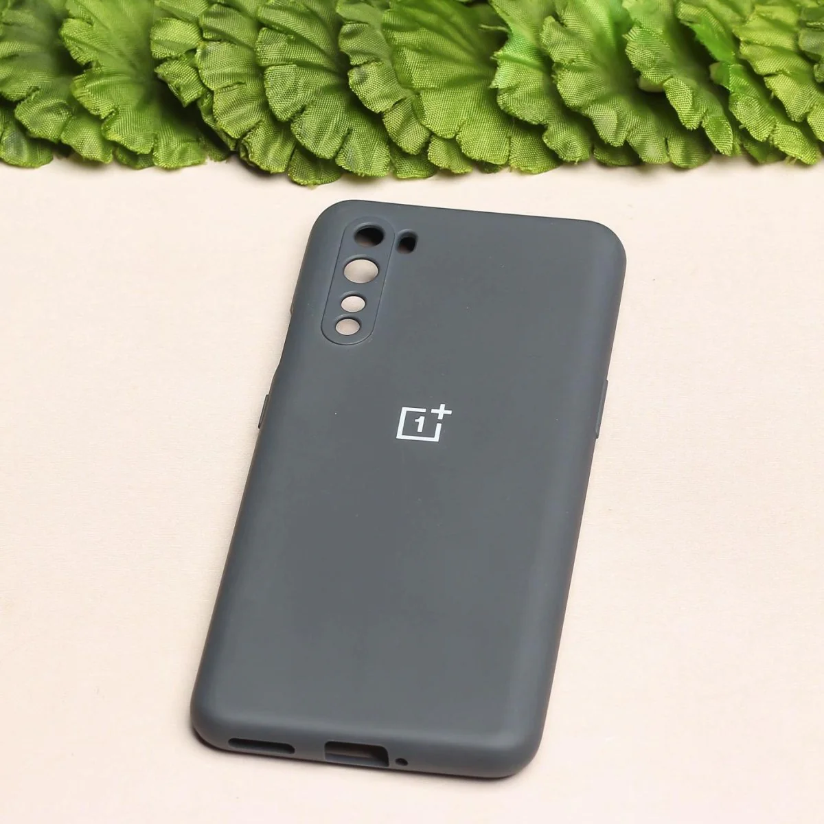 Dark Grey Camera Original Silicone case for Oneplus Nord - Image 2