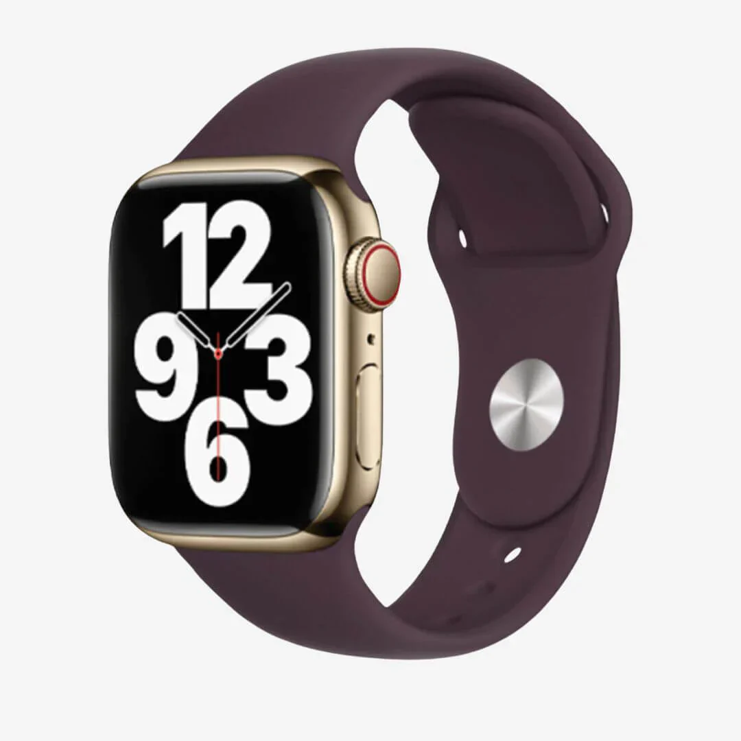 Deep Purple Magnetic Clasp Adjustable Strap For Apple Watch Series 1 (42mm/44mm/45mm/46mm/49mm)