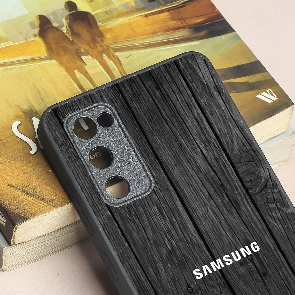 Dark Wood metal back case for Samsung S20 FE - Image 3