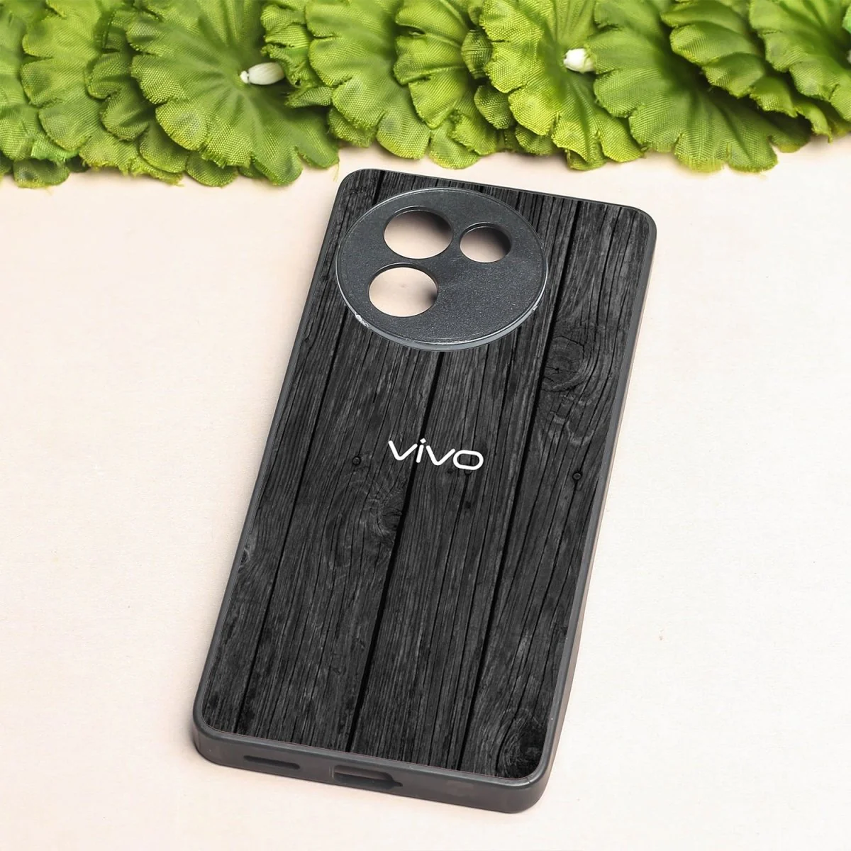 Dark Wood metal back case for Vivo Y200i - Image 2
