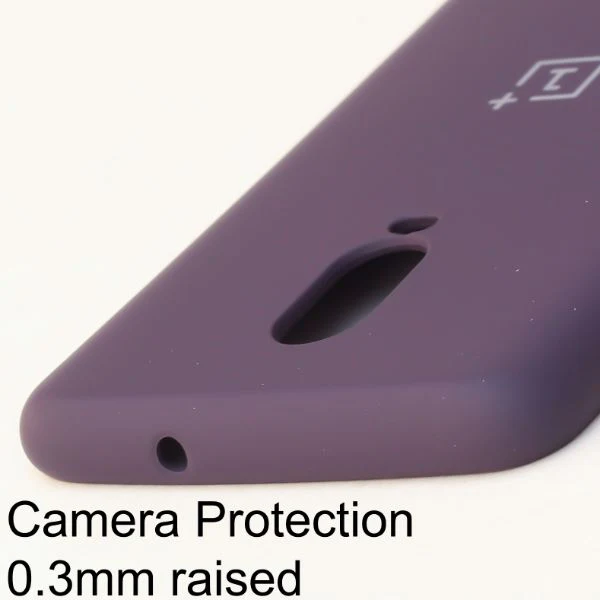 Deep Purple  Camera Original Silicone Case for Oneplus 7 - Image 4