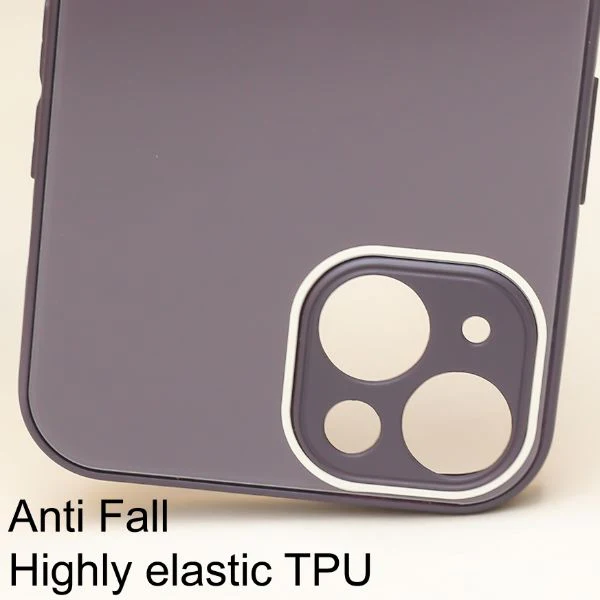 Deep Purple camera Safe mirror case for Apple Iphone 14 Plus - Image 2
