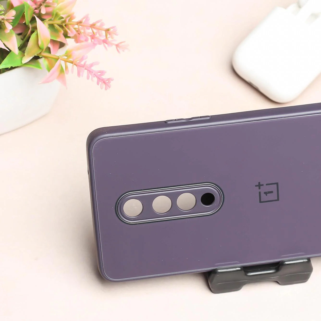 Deep Purple camera Safe mirror case for Oneplus 8 - Image 3
