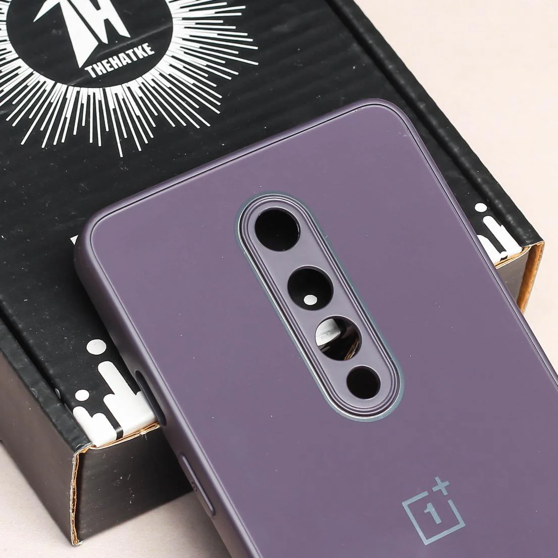 Deep Purple camera Safe mirror case for Oneplus 8 - Image 4
