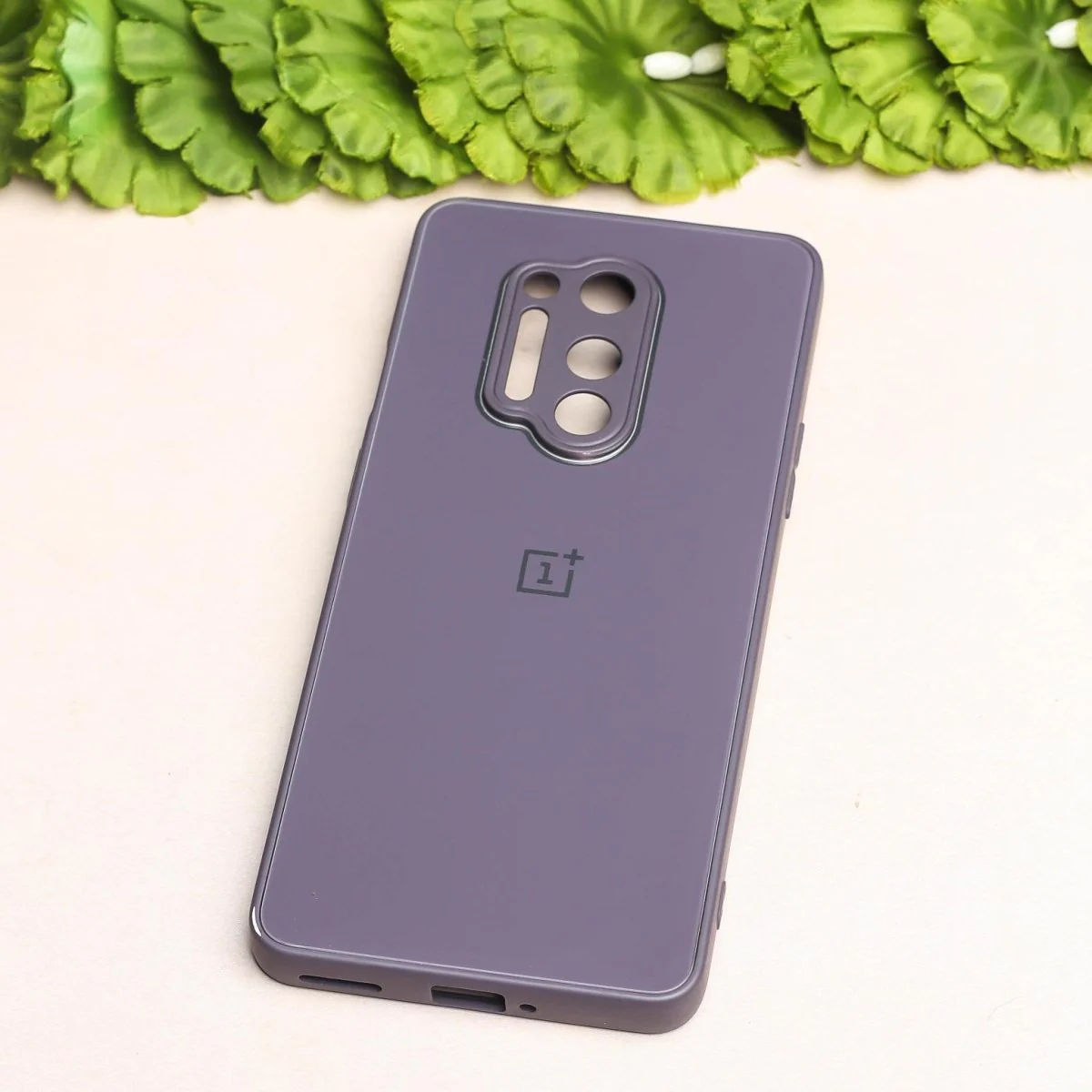 Deep Purple camera Safe mirror case for Oneplus 8 Pro - Image 2