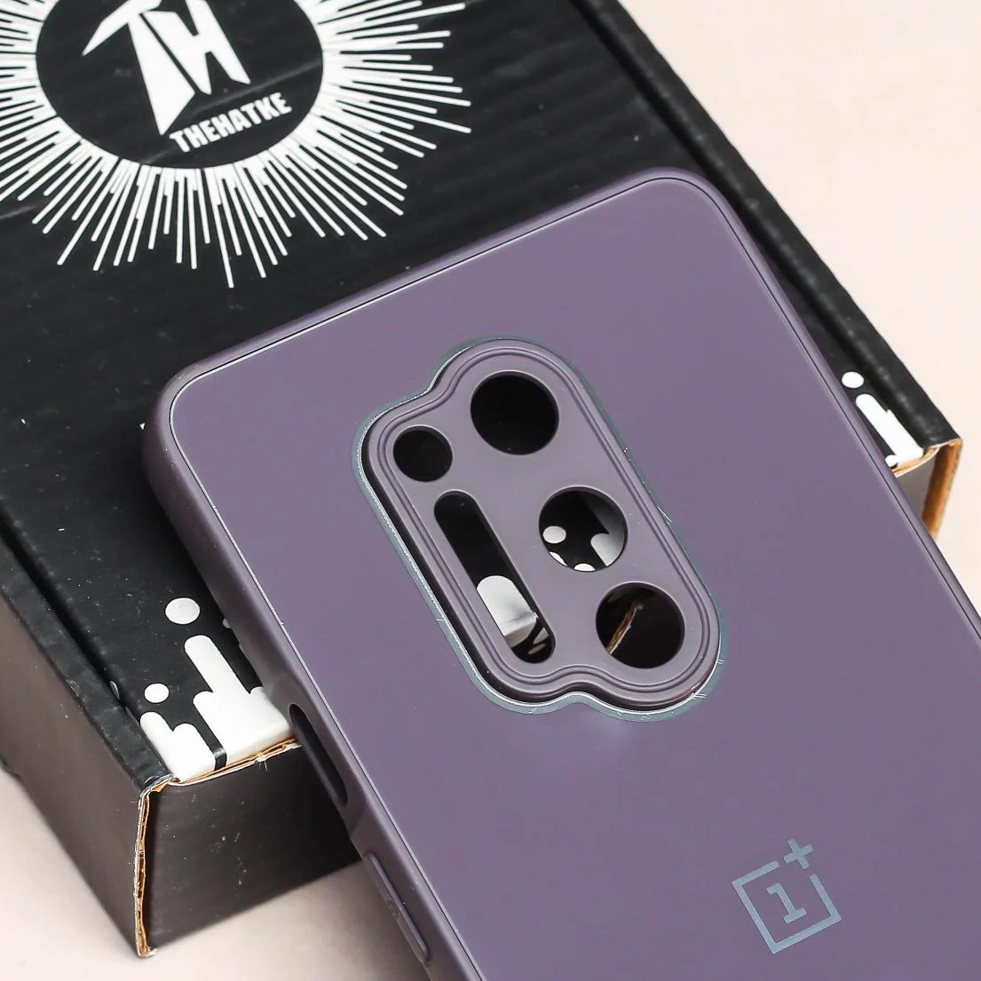 Deep Purple camera Safe mirror case for Oneplus 8 Pro - Image 4