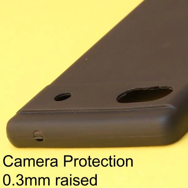 Black Silicon Case for Google Pixel 6A - Image 5