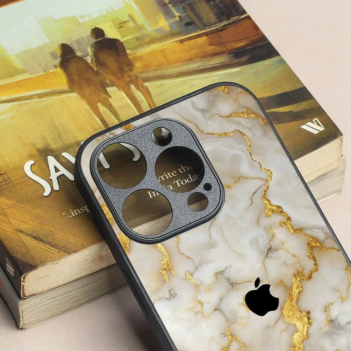 Gold Vein Glory metal back case for Apple Iphone 13 Pro Max - Image 3