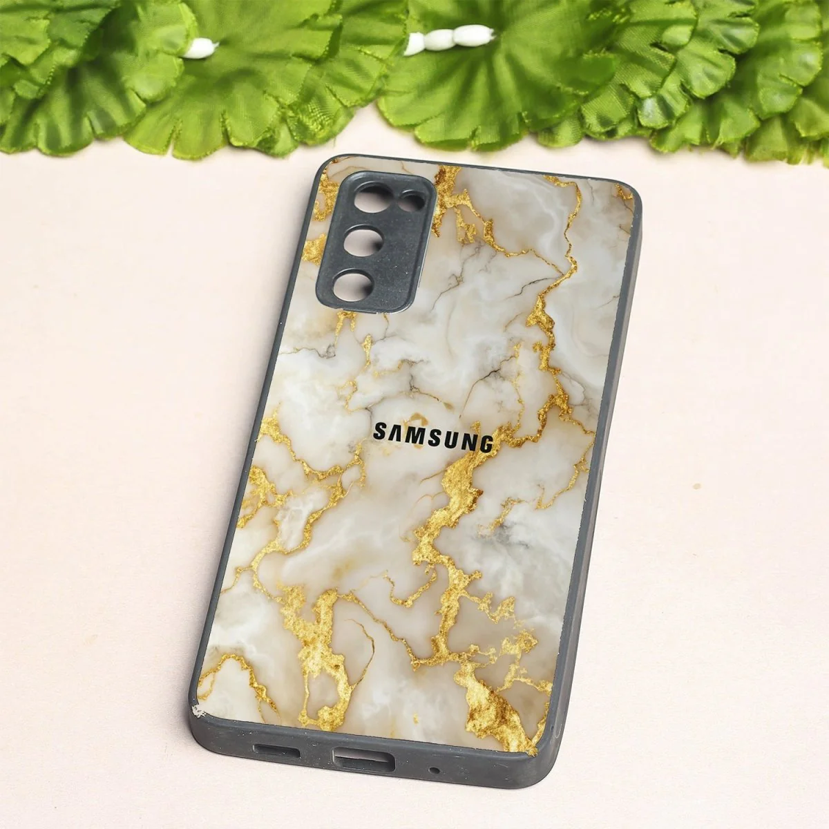 Gold Vein Glory metal back case for Samsung S20 FE - Image 2