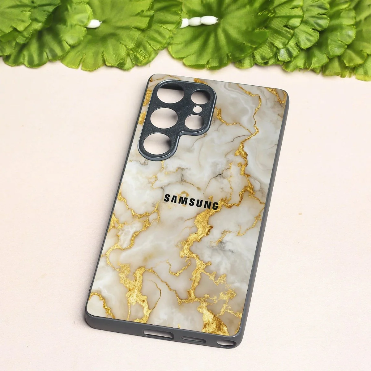 Gold Vein Glory metal back case for Samsung S25 Ultra - Image 2