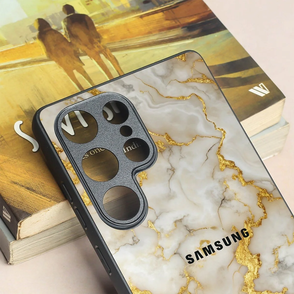 Gold Vein Glory metal back case for Samsung S25 Ultra - Image 3