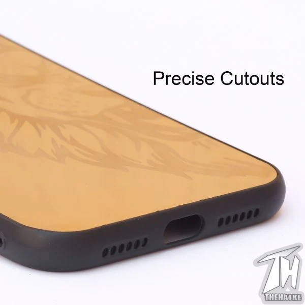 Golden Lion mirror Silicone Case for Apple Iphone 11 Pro Max - Image 5